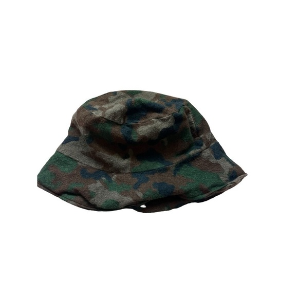 Camo fleece bucket hat handmade - Picture 2 of 4